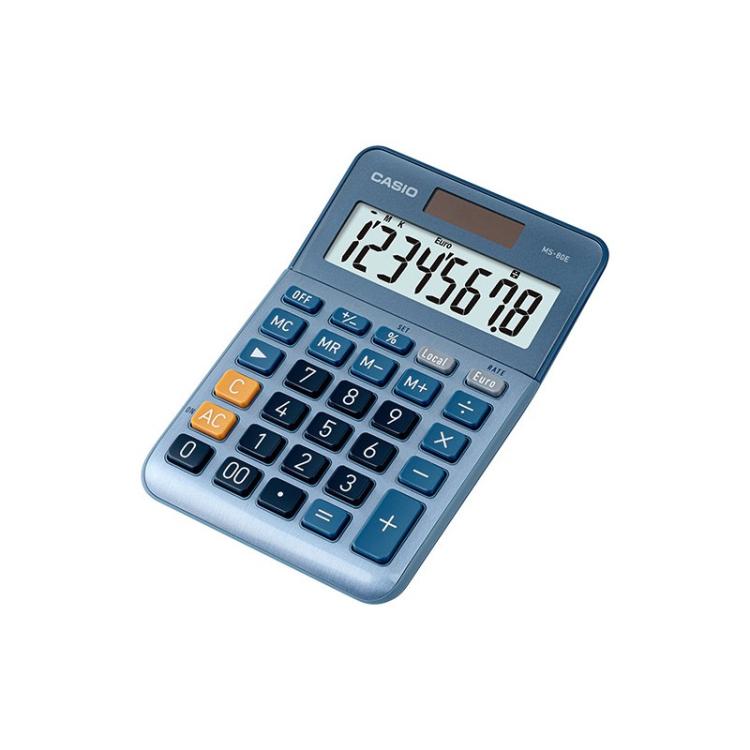 Casio - MS-80E calculadora Bolsillo Calculadora financiera Azul