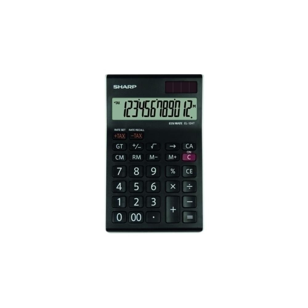 Sharp - CALCULADORA SOBR.SHARP 12 DIG. EL-124T