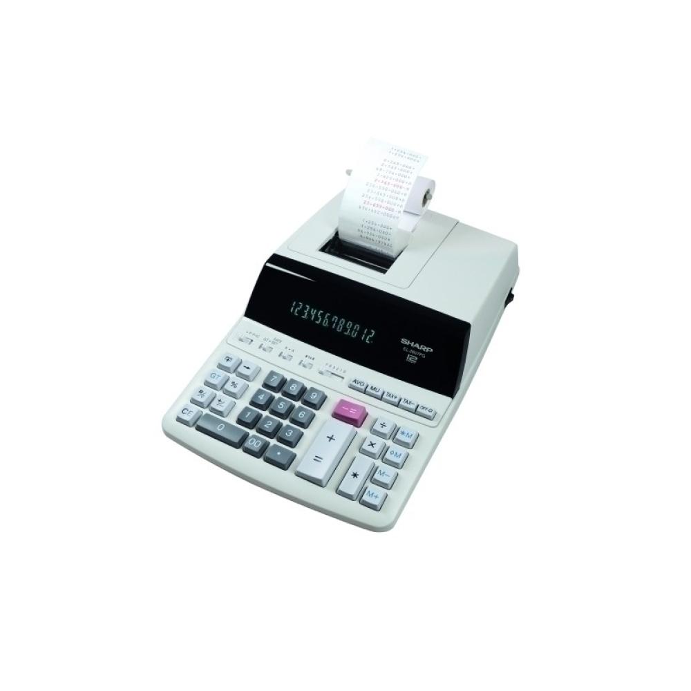 Sharp - CALCULADORA IMPR. SHARP 12 DIG. EL-2607P