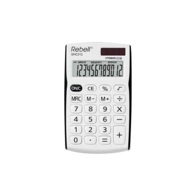 Rebell - CALCULADORA BOLS.REBELL 12 DIG. 312 NG