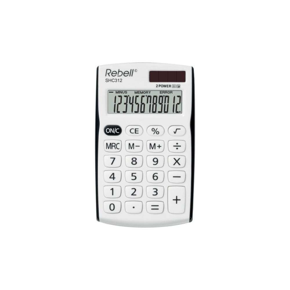 Rebell - CALCULADORA BOLS.REBELL 12 DIG. 312 NG