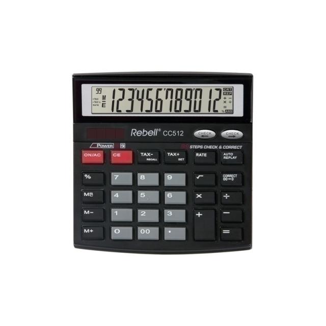 Rebell - CALCULADORA SOBR.REBELL 12 DIG. CC512 BX