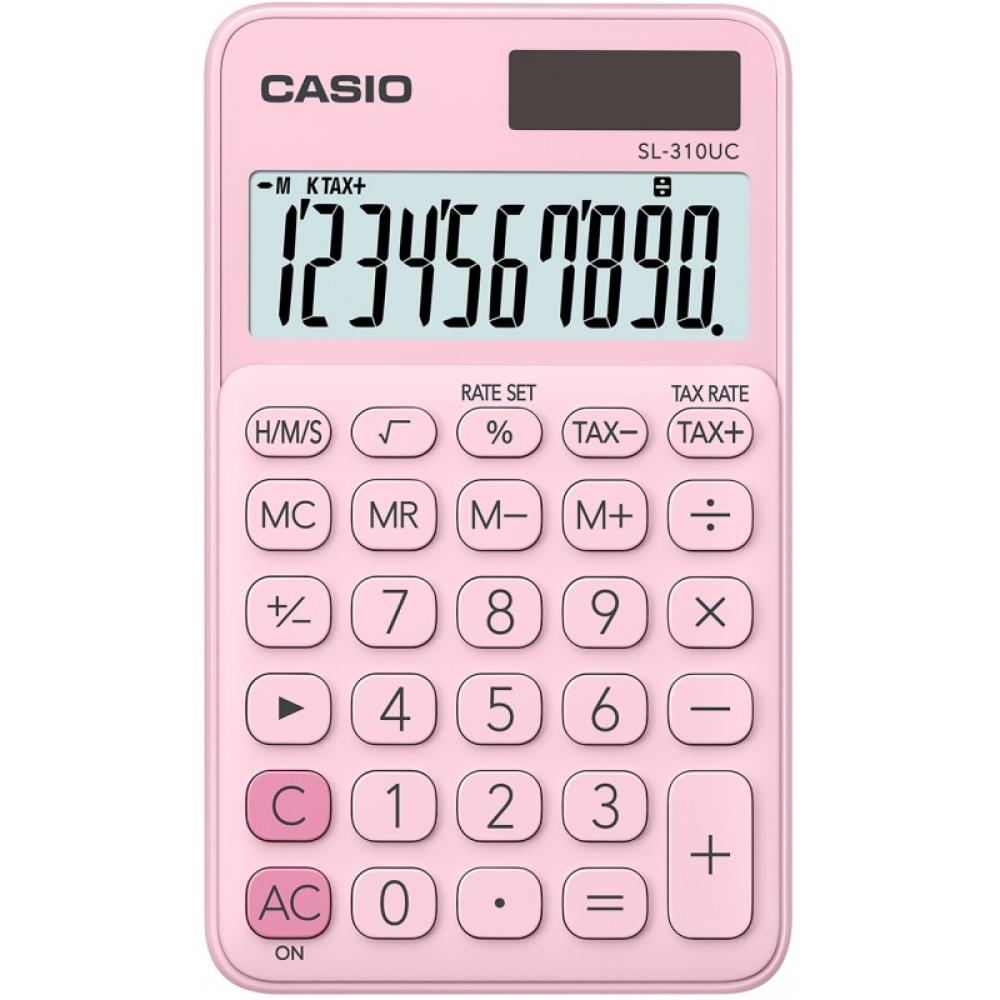 Casio - SL-310UC-PK calculadora Bolsillo Calculadora básica Rosa