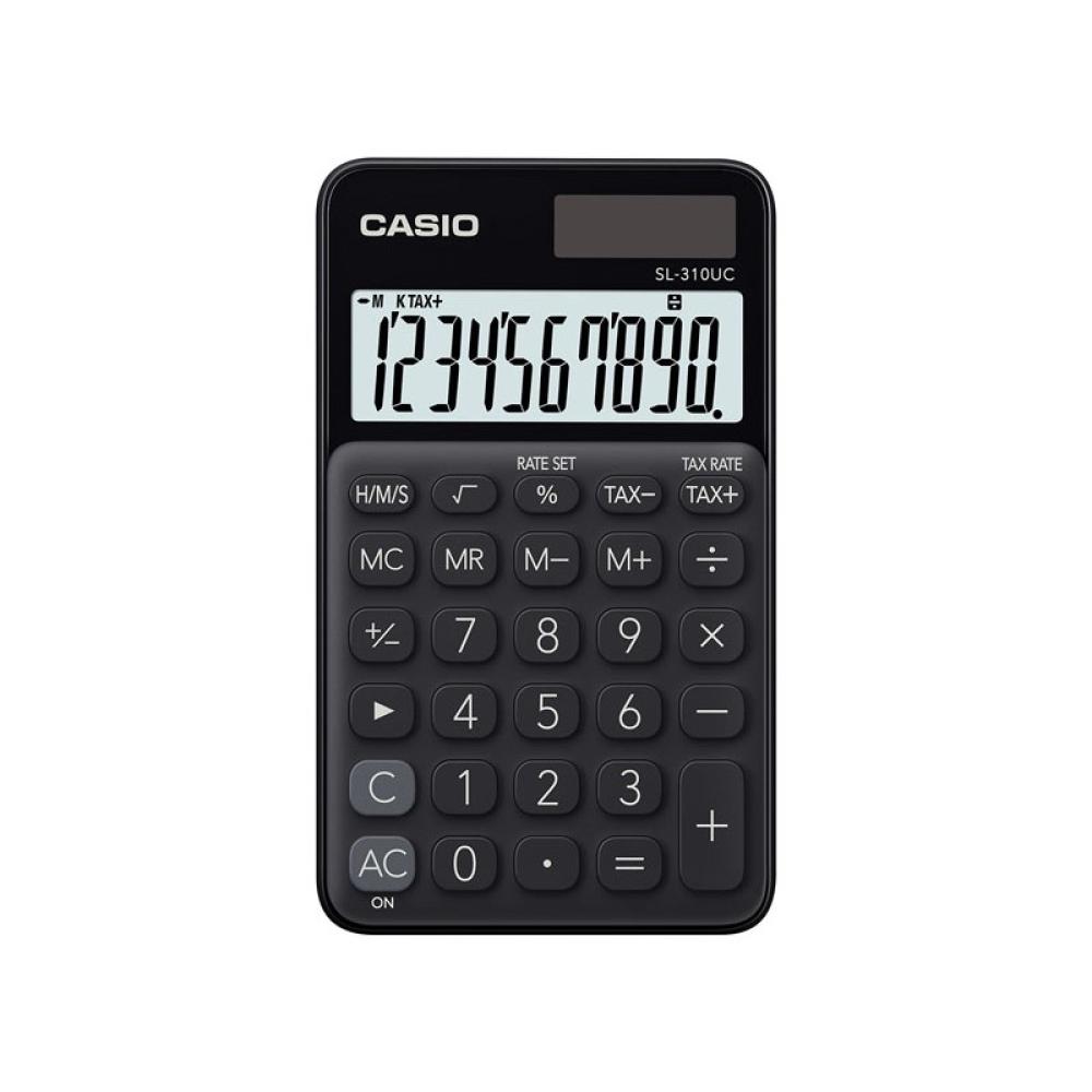Casio - SL-310UC-BK calculadora Bolsillo Calculadora básica Negro