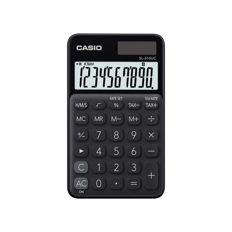 Casio - SL-310UC-BK calculadora Bolsillo Calculadora básica Negro