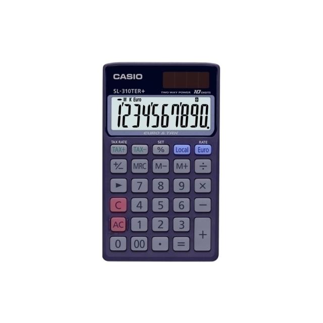 Casio - CALCULADORA BOLS.CASIO 10 DIG. SL-310TER