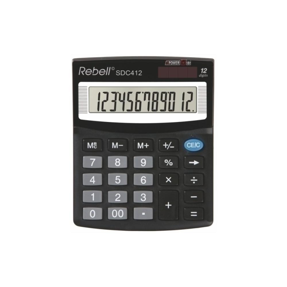 Rebell - CALCULADORA SOBR.REBELL 12 DIG. SDC412