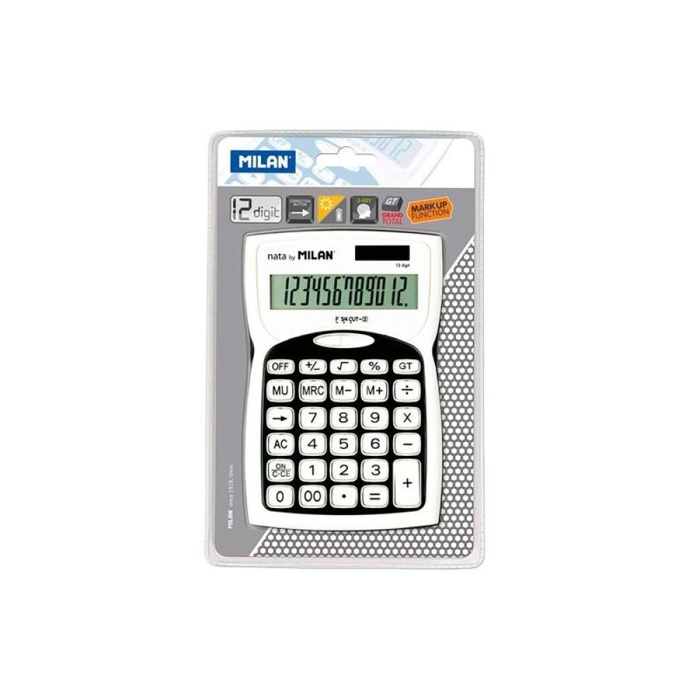 Milan - 152012BL calculadora Bolsillo Calculadora básica Negro