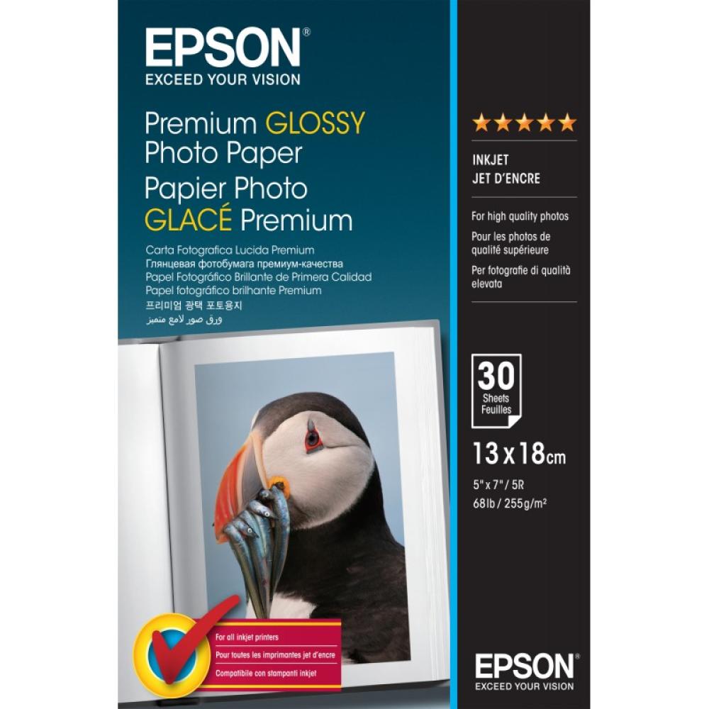 Epson - Premium Glossy Photo Paper - 13x18cm - 30 Hojas