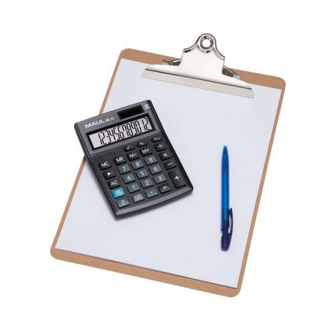 MAUL - MC 12 calculadora Bolsillo Pantalla de calculadora Negro