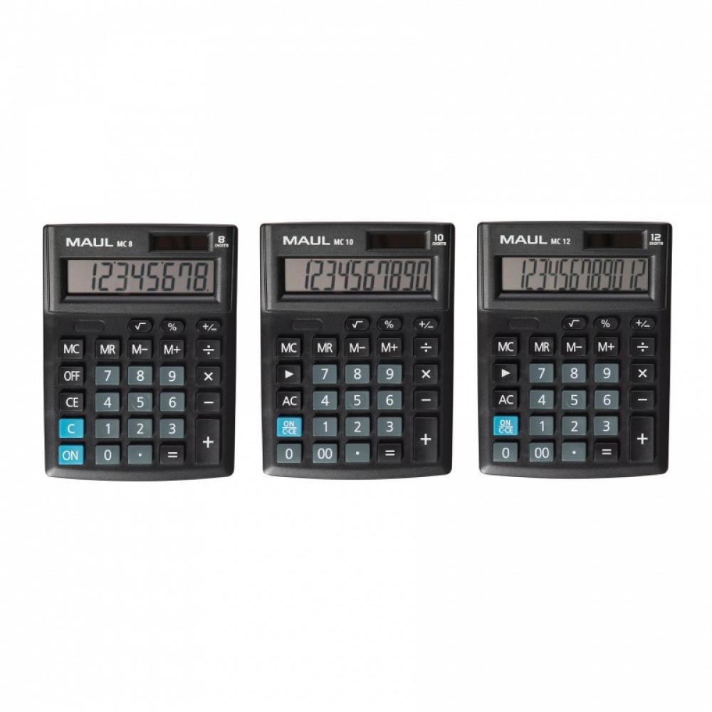 MAUL - MC 12 calculadora Bolsillo Pantalla de calculadora Negro