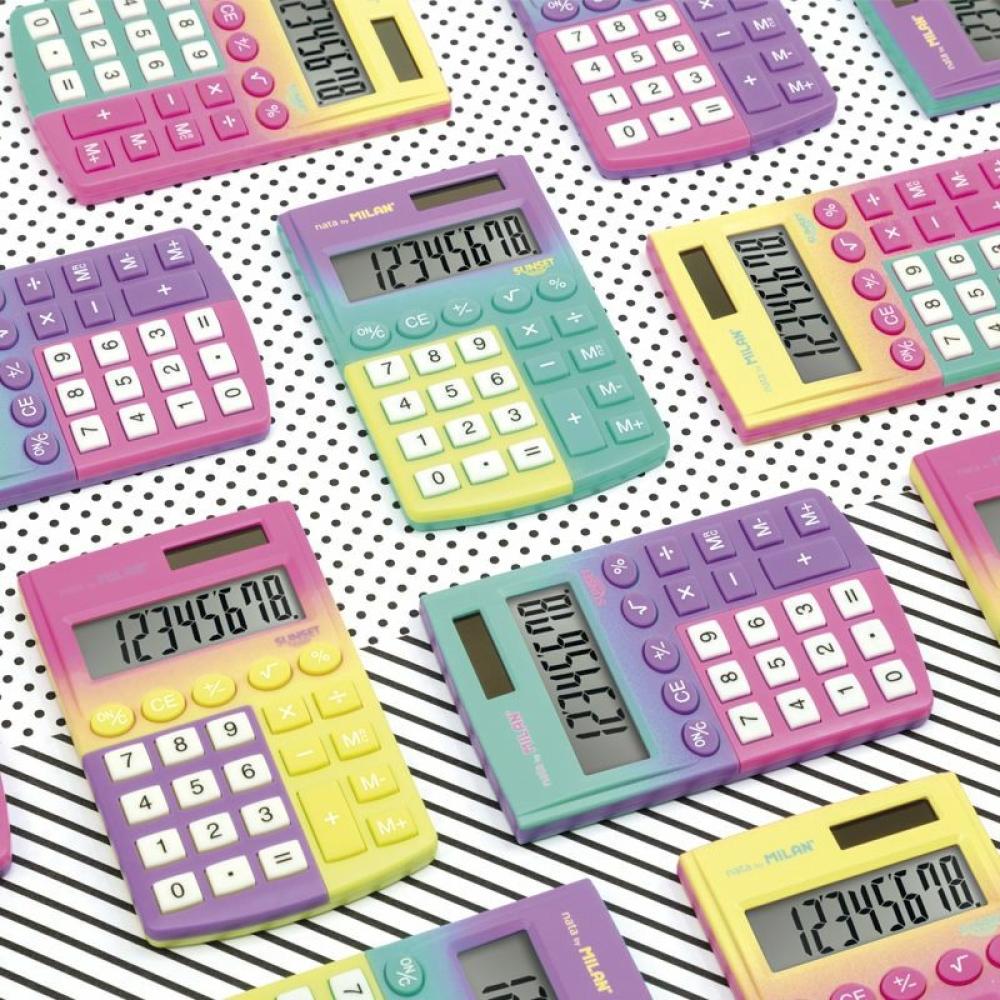 Milan - Sunset calculadora Escritorio Calculadora básica Púrpura