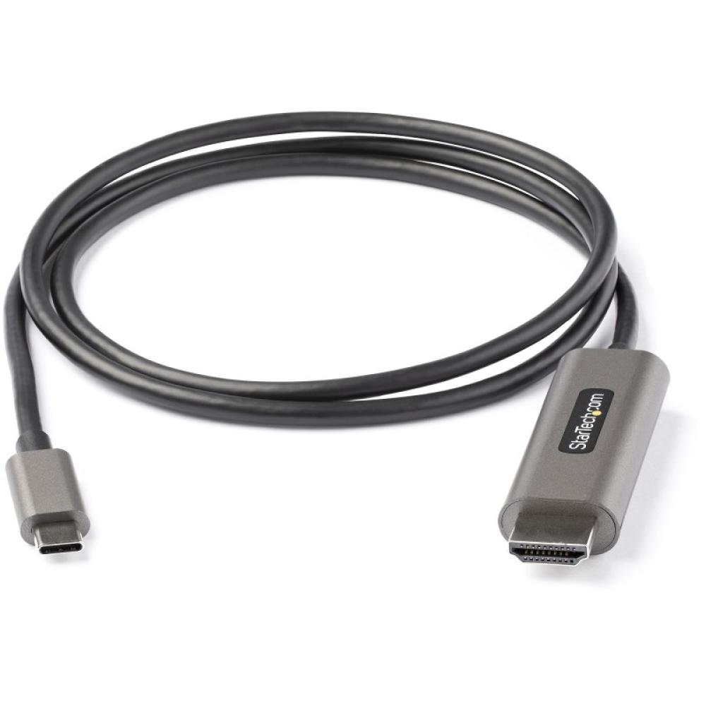StarTech.com - Cable 1m USB C a HDMI 4K de 60Hz con HDR10 - Adaptador de Vídeo USB Tipo C a HDMI 2.0b Ultra HD 4K - Convertidor