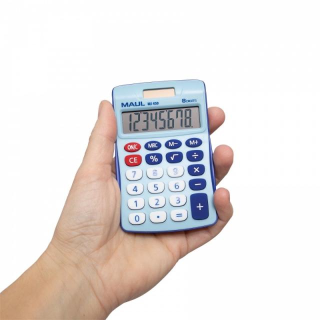 MAUL - MJ 450 calculadora Bolsillo Pantalla de calculadora Azul