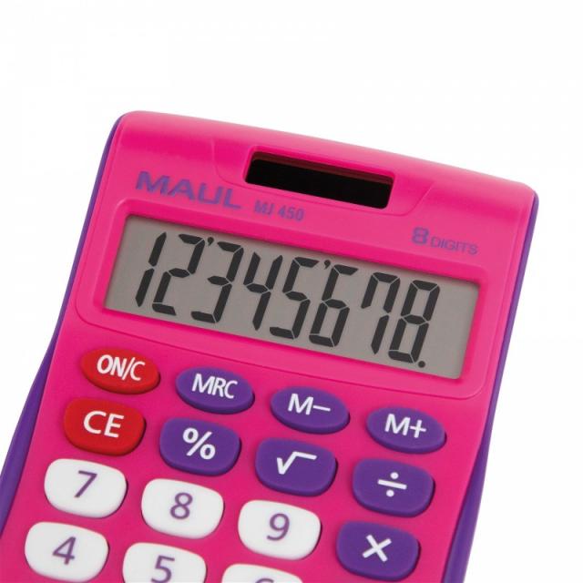 MAUL - MJ 450 calculadora Bolsillo Pantalla de calculadora Rosa