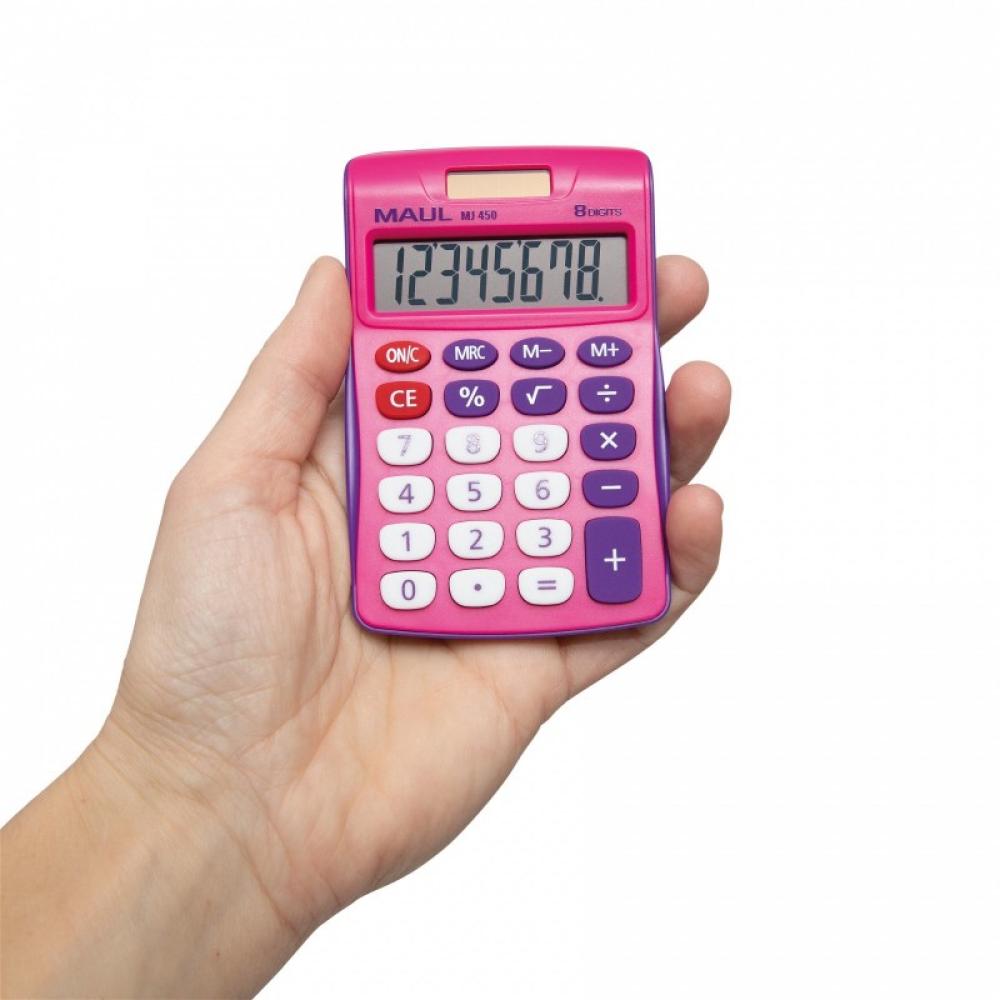MAUL - MJ 450 calculadora Bolsillo Pantalla de calculadora Rosa