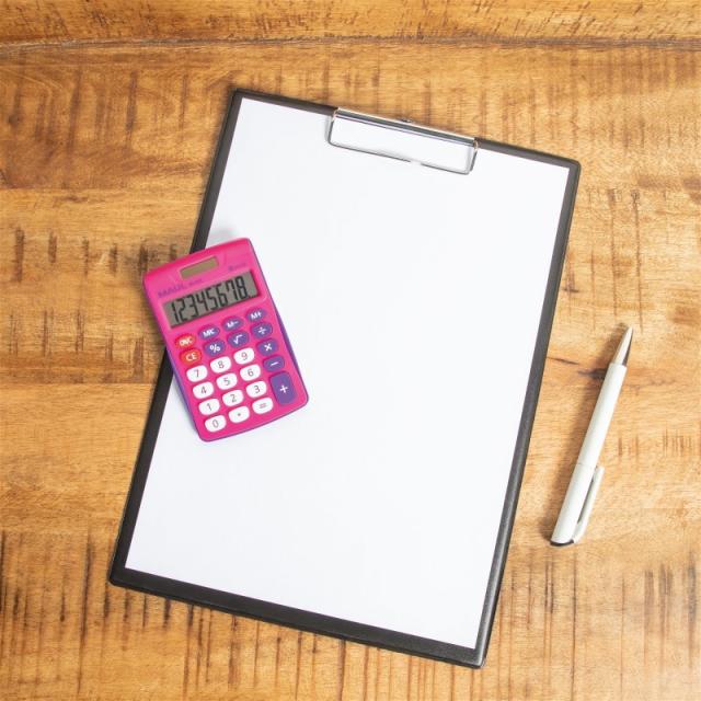 MAUL - MJ 450 calculadora Bolsillo Pantalla de calculadora Rosa