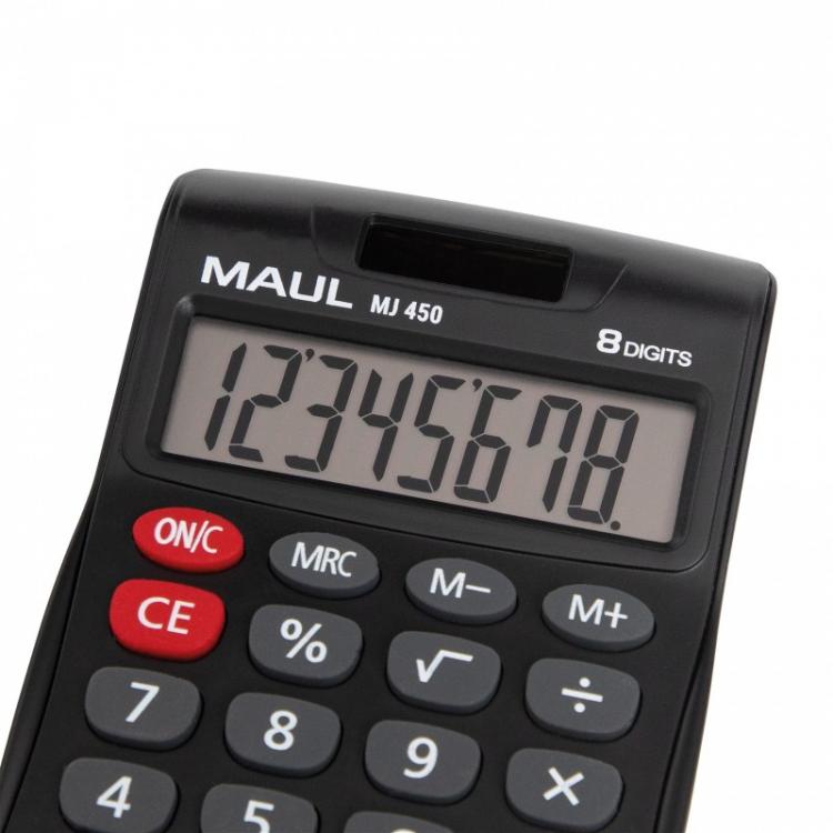 MAUL - MJ 450 calculadora Bolsillo Pantalla de calculadora Negro
