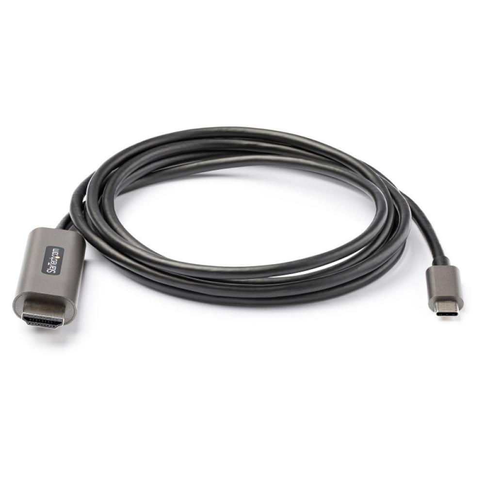 StarTech.com - Cable 2m USB C a HDMI 4K de 60Hz con HDR10 - Adaptador de Vídeo USB Tipo C a HDMI 2.0b Ultra HD 4K - Convertidor