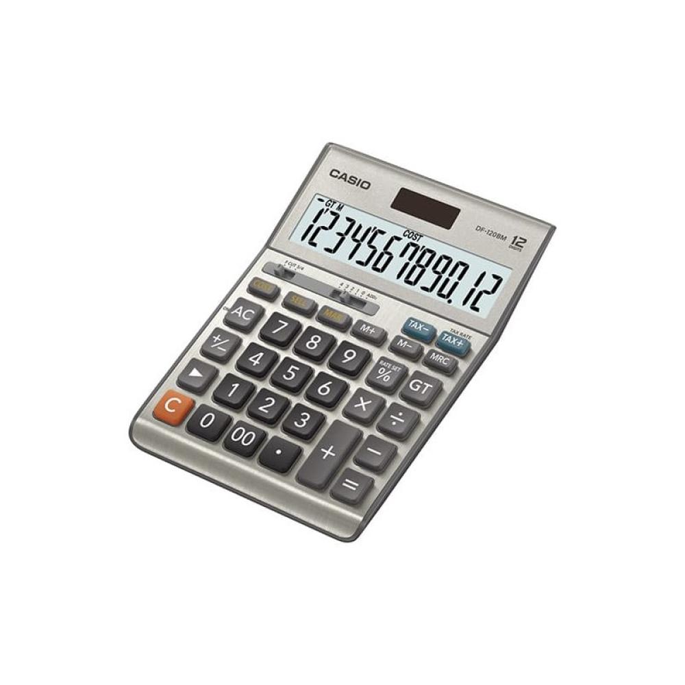 Casio - DF-120BM calculadora Escritorio Calculadora básica Negro, Gris