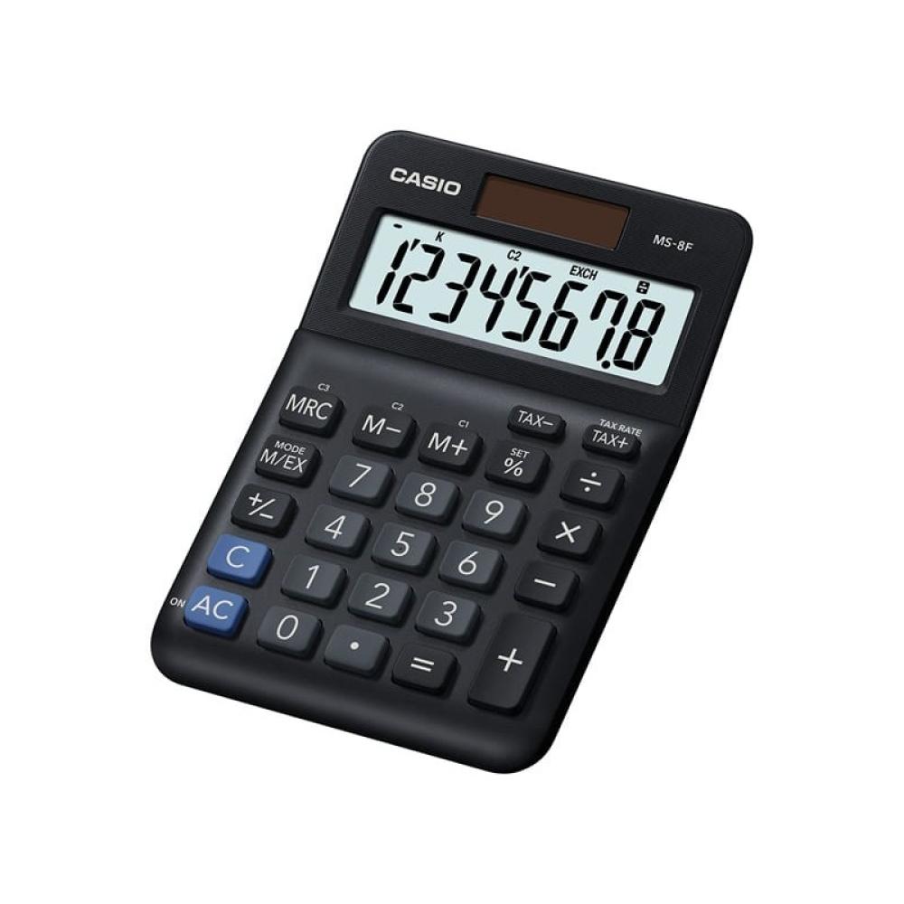 Casio - MS-8F calculadora Escritorio Calculadora básica Negro