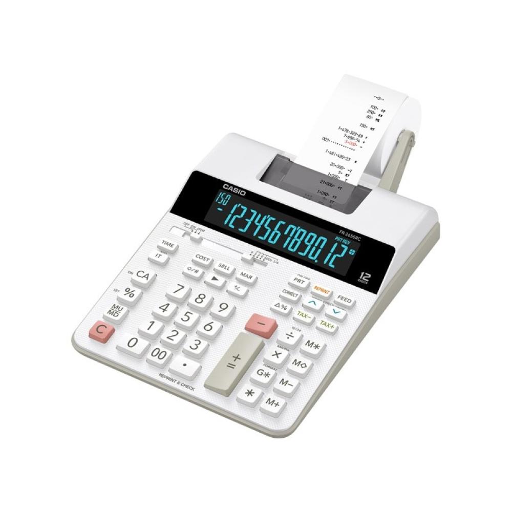 Casio - FR-2650RC calculadora Escritorio Calculadora de impresión Blanco