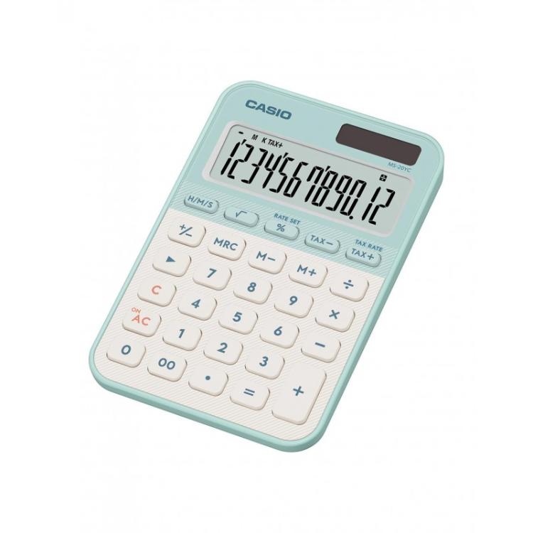 Casio - MS-20YC calculadora Escritorio Calculadora básica Verde claro