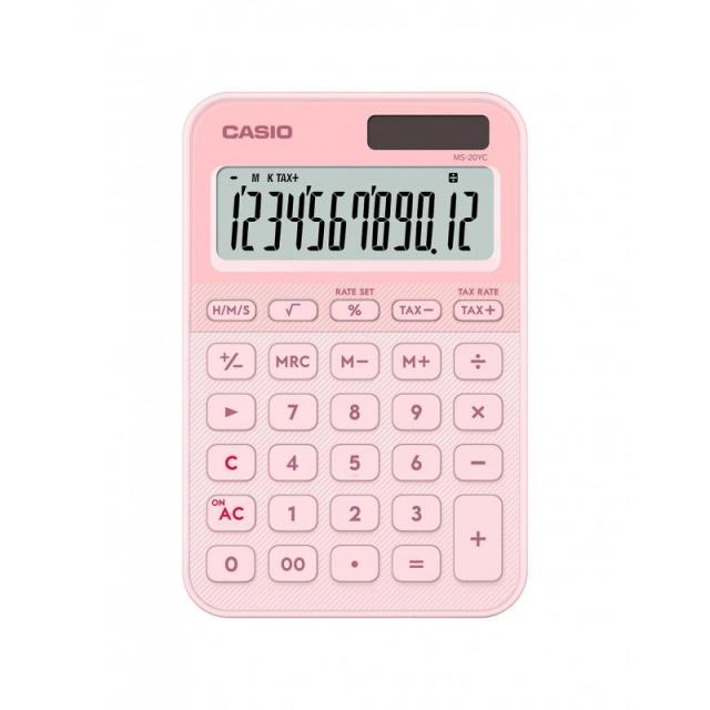 Casio - MS-20YC calculadora Escritorio Calculadora básica Rosa claro