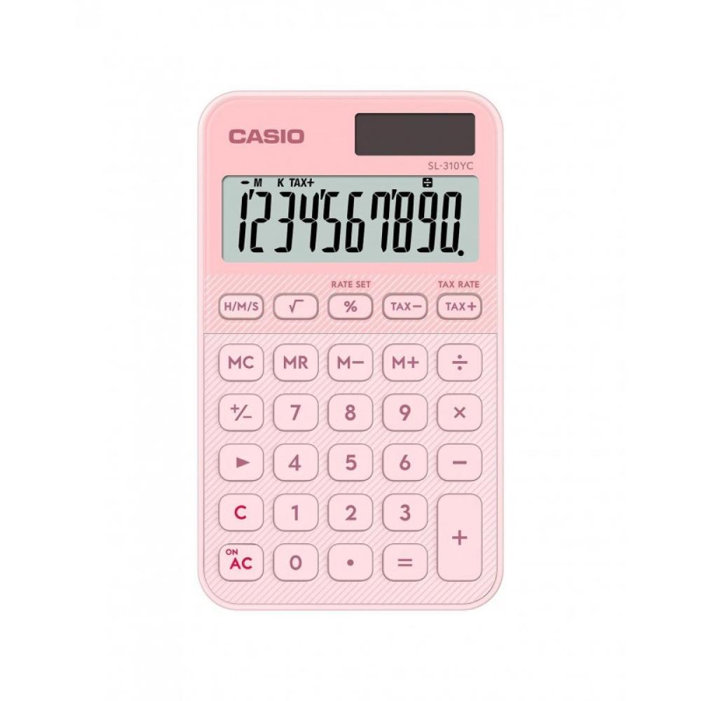 Casio - SL-310YC calculadora Bolsillo Calculadora básica Rosa claro
