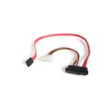 StarTech.com - Adaptador Cable de 45cm Divisor SAS 29 Pines a Molex Macho LP4 y SATA - SFF-8482