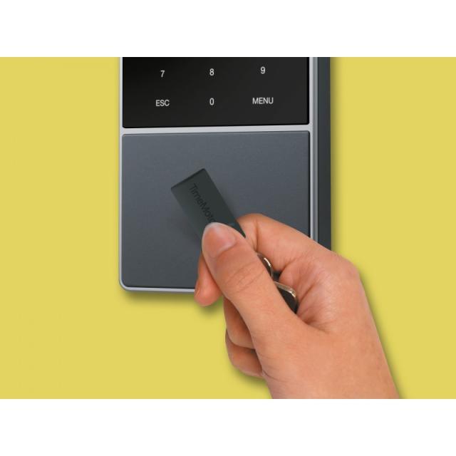 Safescan - TM—818 MC Negro Token de chip, Huella dactilar, Contraseña, Tarjeta de proximidad Corriente alterna TFT Ethernet