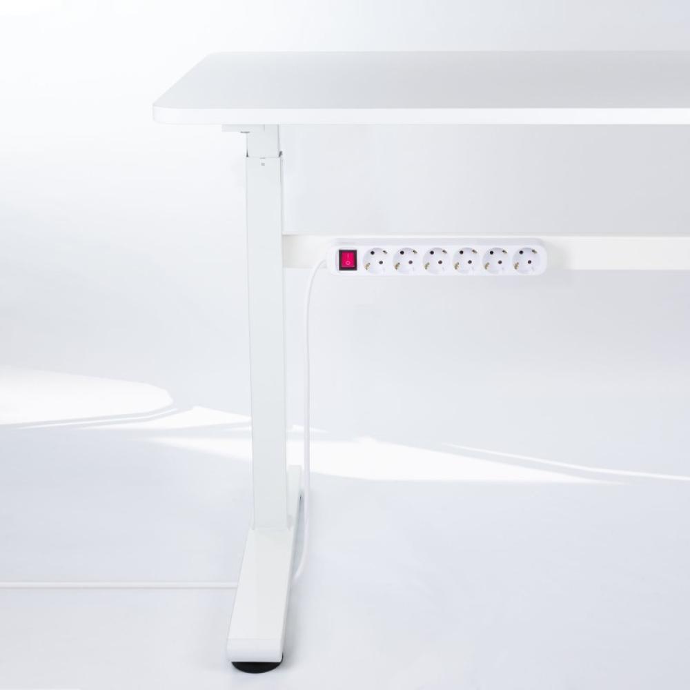 Nanocable - Regleta de enchufes de 6 tomas con interruptor, 1.4 metros Blanca