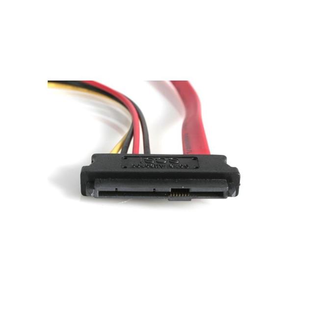 StarTech.com - Adaptador Cable de 45cm Divisor SAS 29 Pines a Molex Macho LP4 y SATA - SFF-8482