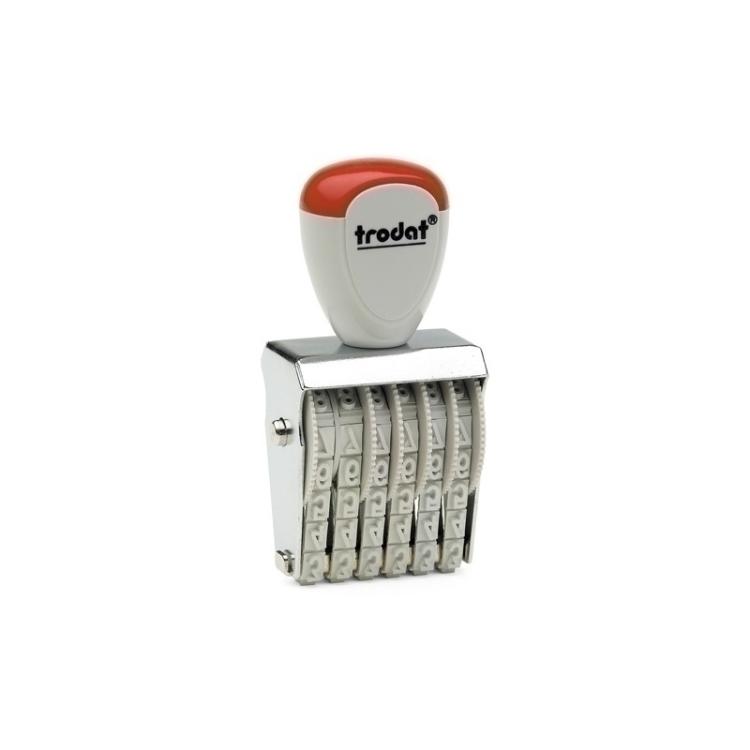 Trodat - NUMERADOR MANUAL TRODAT 4 mm. 6 bandas
