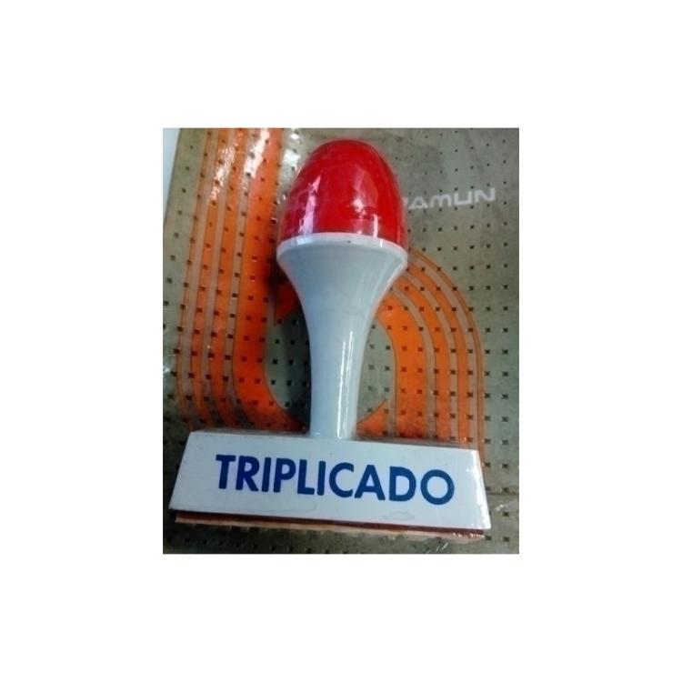 FRAMUN - SELLO MANUAL TRIPLICADO - Pack de 6 unidades