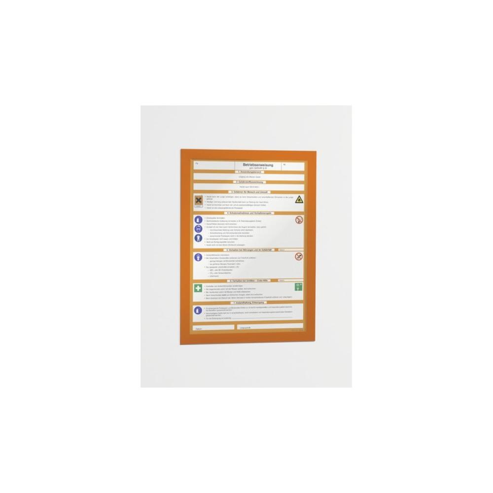 Durable - DURAFRAME A4 marco magnético Naranja