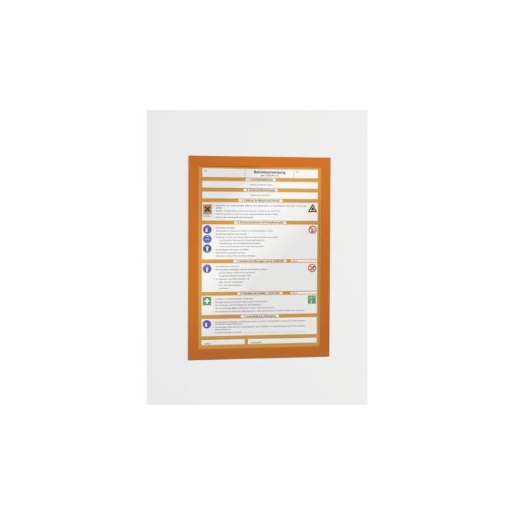 Durable - DURAFRAME A4 marco magnético Naranja