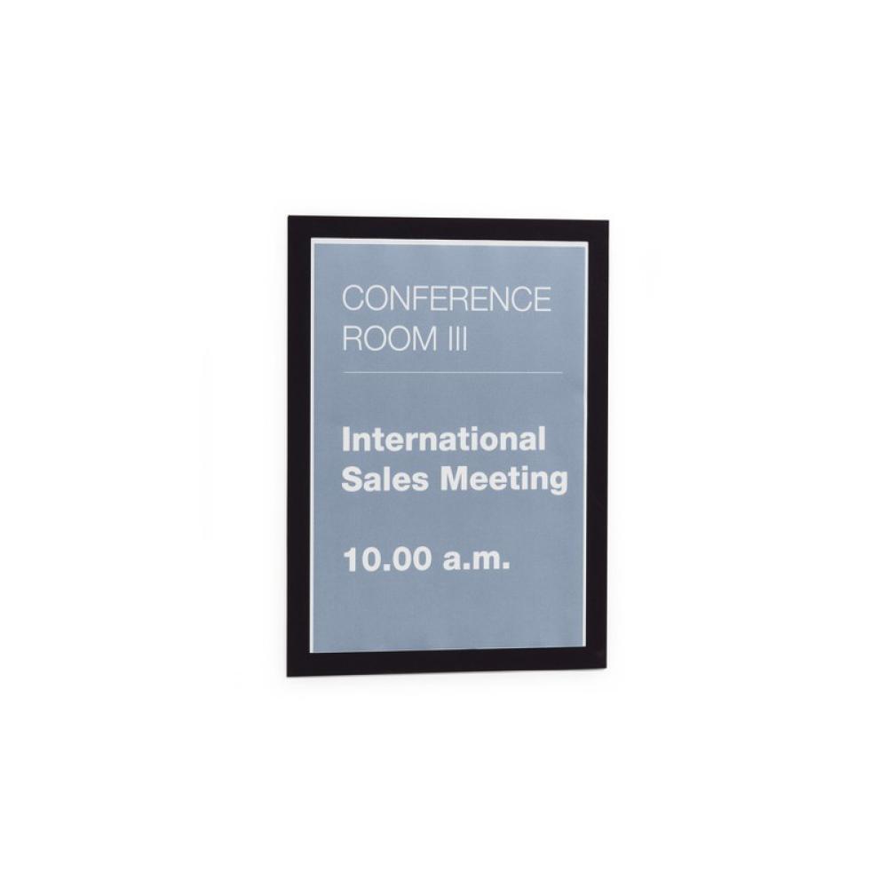 Durable - 4872-01 marco magnético A4 Negro