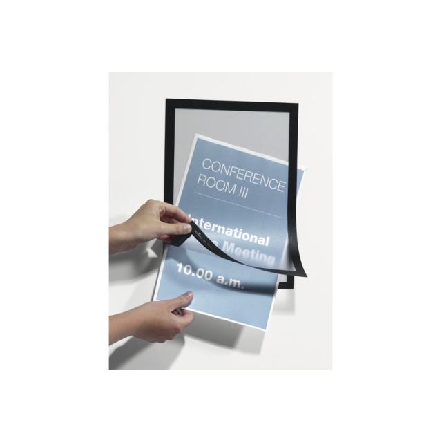 Durable - 4872-01 marco magnético A4 Negro