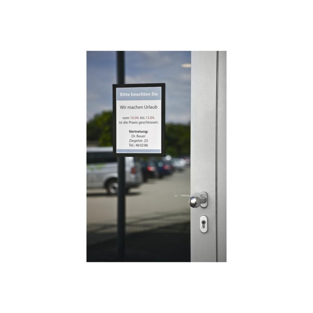 Durable - 4872-01 marco magnético A4 Negro