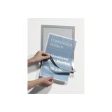 Durable - 4872-23 marco magnético A4 Plata