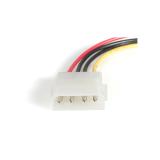 StarTech.com - Adaptador Cable de 45cm Divisor SAS 29 Pines a Molex Macho LP4 y SATA - SFF-8482