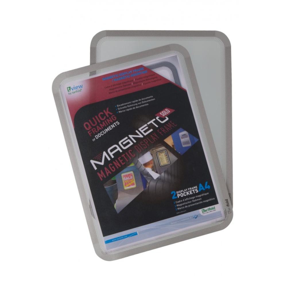 Tarifold - 195030 marco magnético A4 Plata