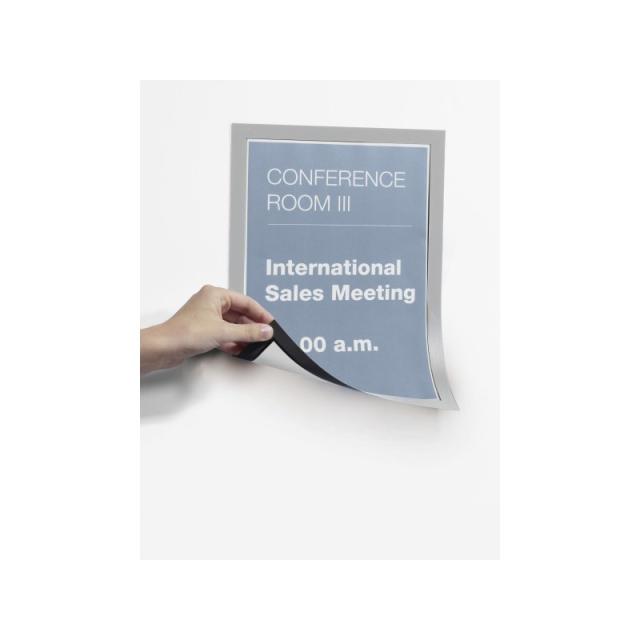 Durable - Duraframe Magnetic A4 marco magnético Plata