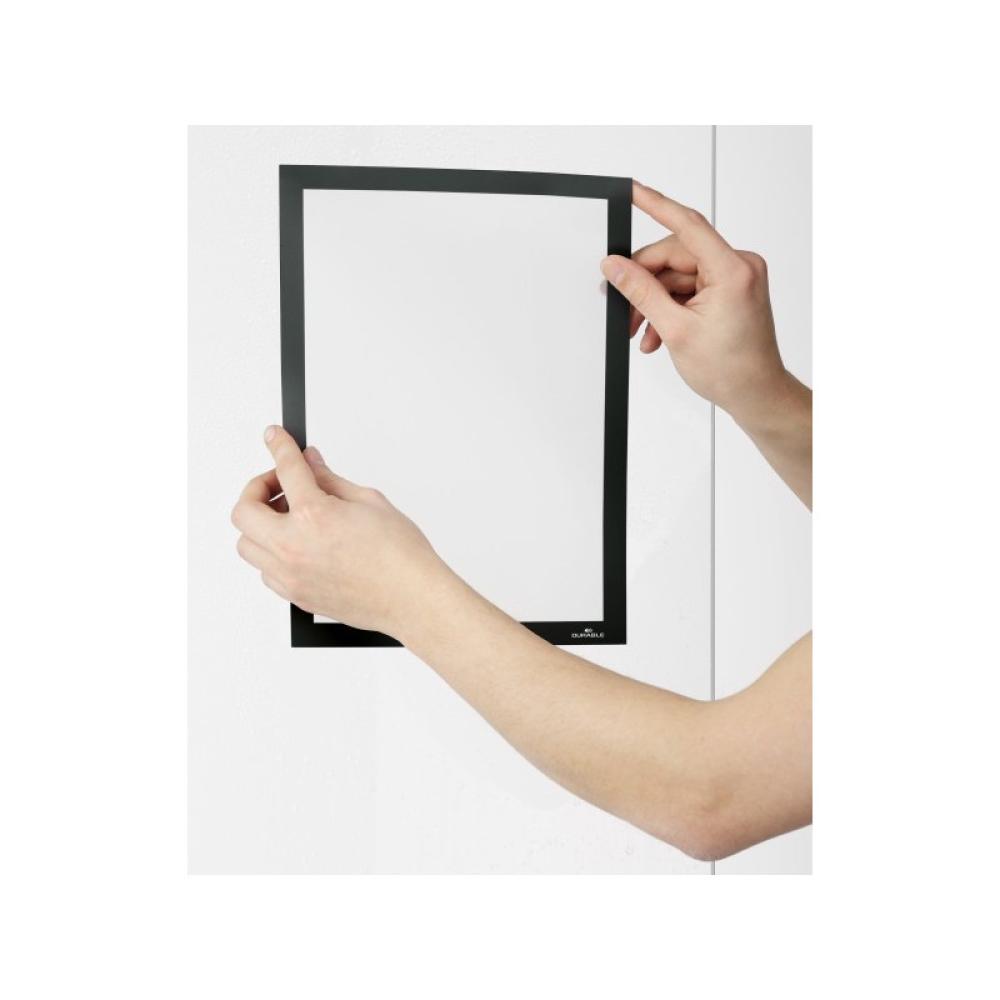 Durable - 484101 marco magnético A4 Negro