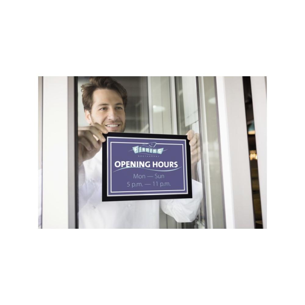 Durable - 484101 marco magnético A4 Negro