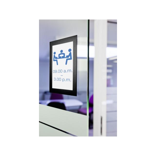 Durable - DURAFRAME marco magnético A6 Negro - 487001