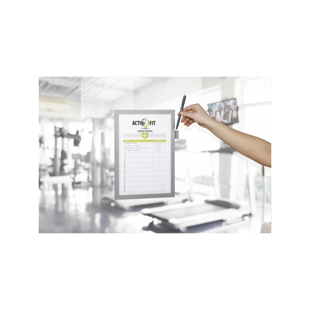 Durable - DURAFRAME NOTE marco magnético A4 Plata