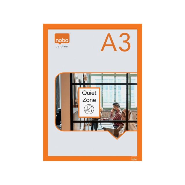 Nobo - 1915698 marco magnético A3 Naranja