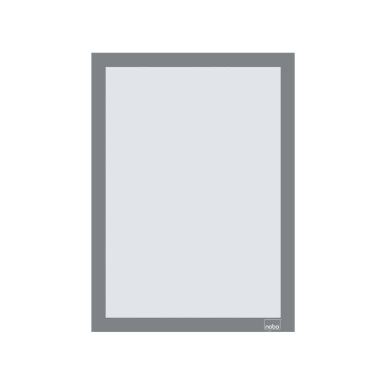 Nobo - 1915696 marco magnético A4 Plata